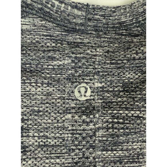 Lululemon Swiftly Tech Long Sleeve Shirt Women's Black Cherry Striped Crew Neck - Picture 3 of 6